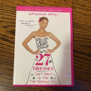 27 Dresses DVD Movie - Pink Case Full Screen Edition